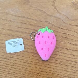 Bath & Body Works Pink Strawberry Keychain